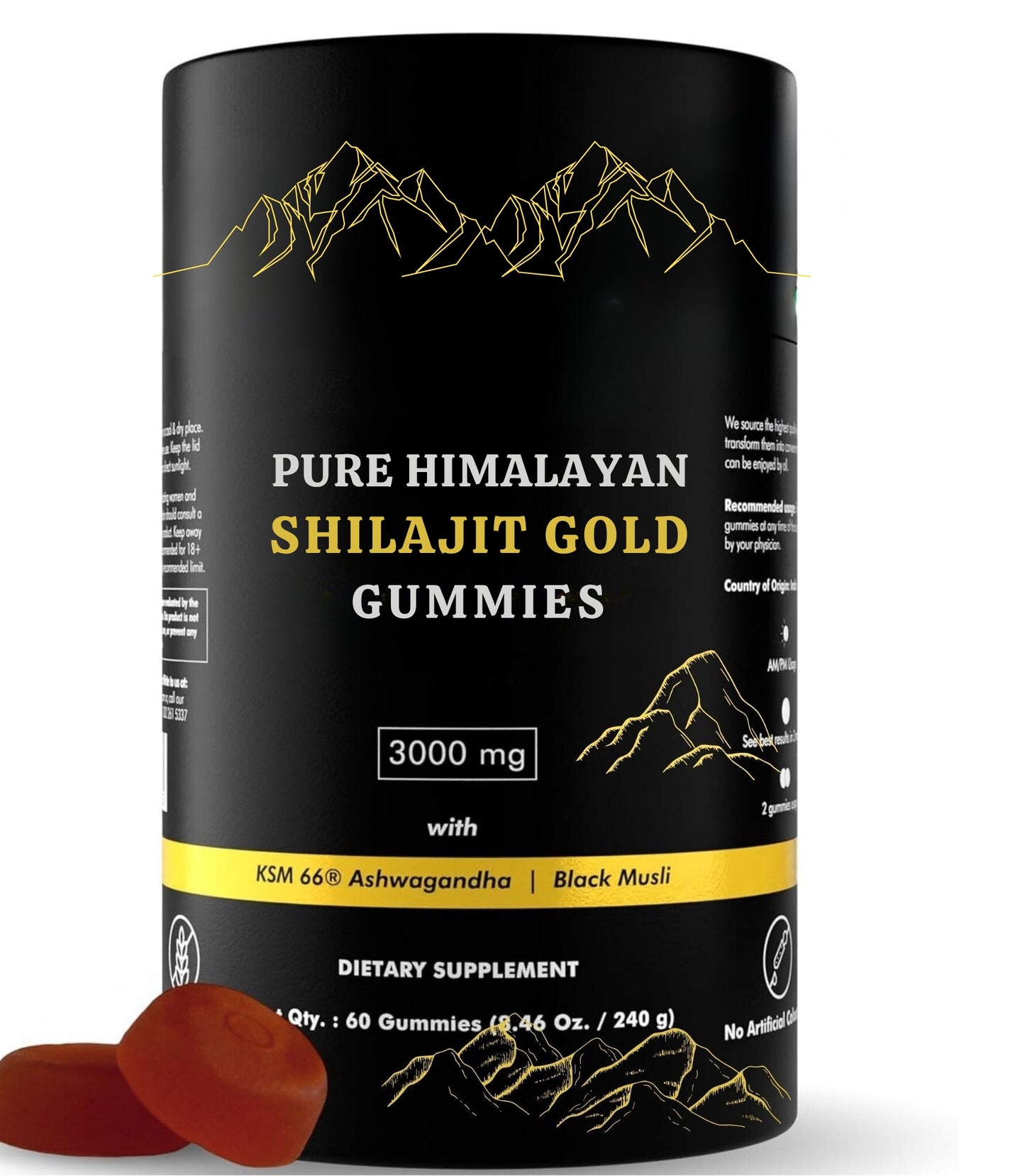 Pure Himalayan Shilajit gold Gummies