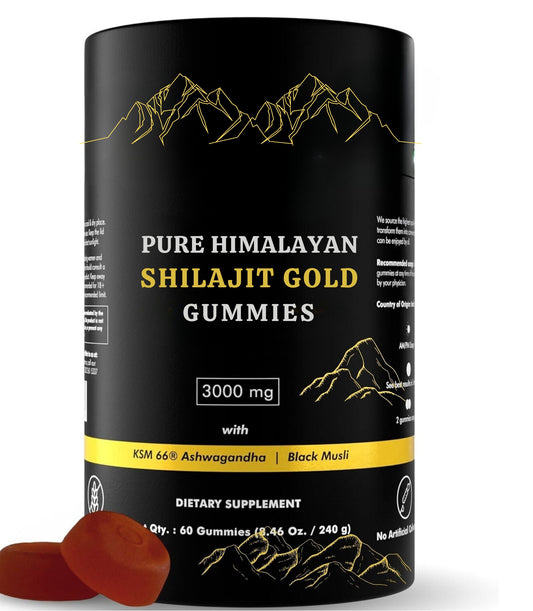 Pure Himalayan Shilajit gold Gummies