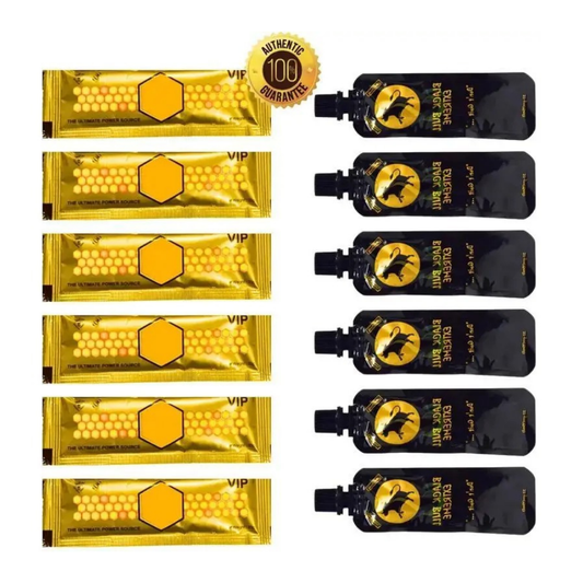 6 Pcs Yellow + 6 Pcs Black Honey